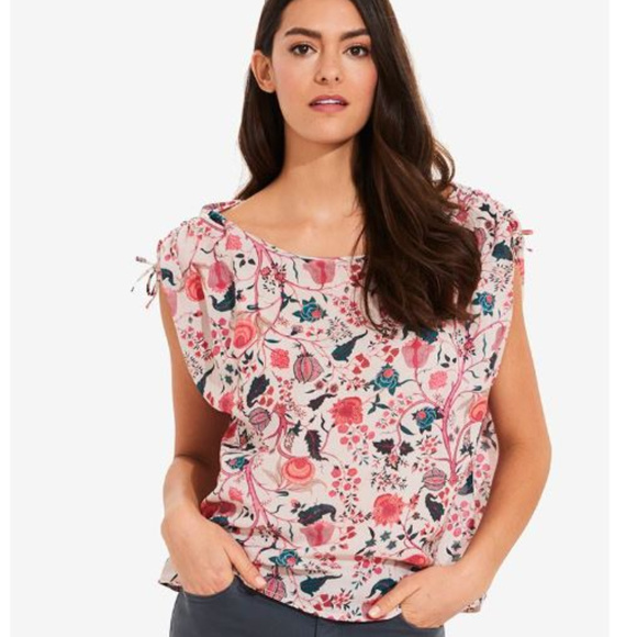 Roberta Roller Rabbit Tops - Cute Roberta Roller Rabbit Floral Grazie Top Shirt
